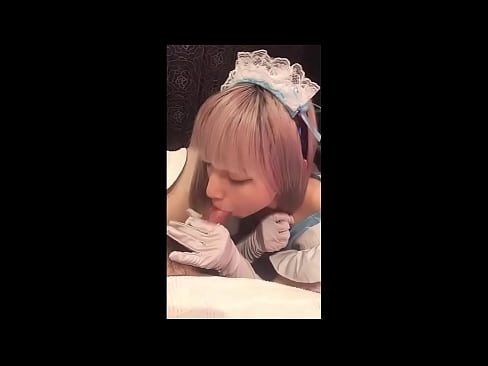 ❤️ Японскі ідал [маюка], французскі касцюм пакаёўкі, частка 1, мінет і дрочка з ласьёнам Порна у нас ❤